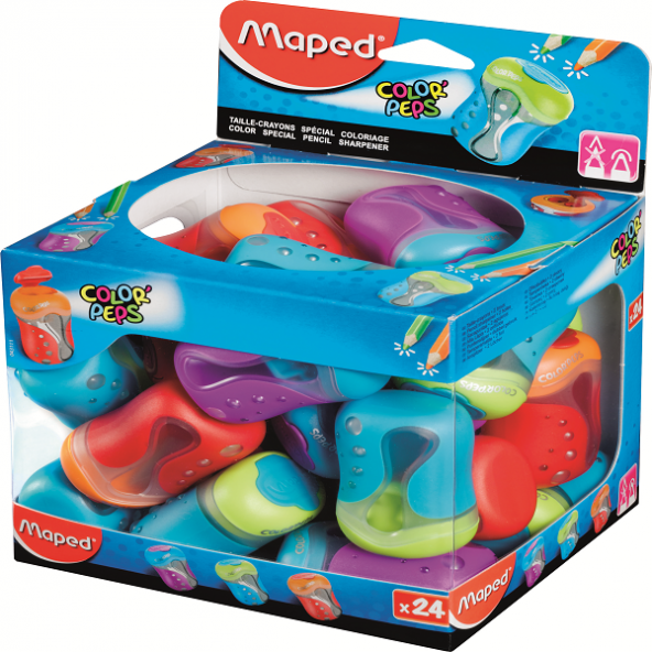 Maped Kalemtraş Color Peps Çift Delikli 043111-24-LI-PKT