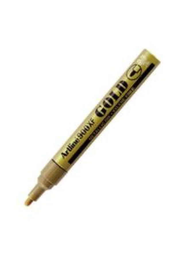 Artline Markör ( 12 adet )  Yaldızlı Yuvarlak Uçlu 2.3 MM Altın EK-900XF