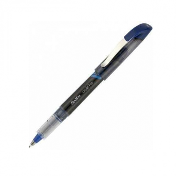 Scrikss Roller Kalem Liquid Pen Konik Uç Mavi LP-68 ( 12 adet)