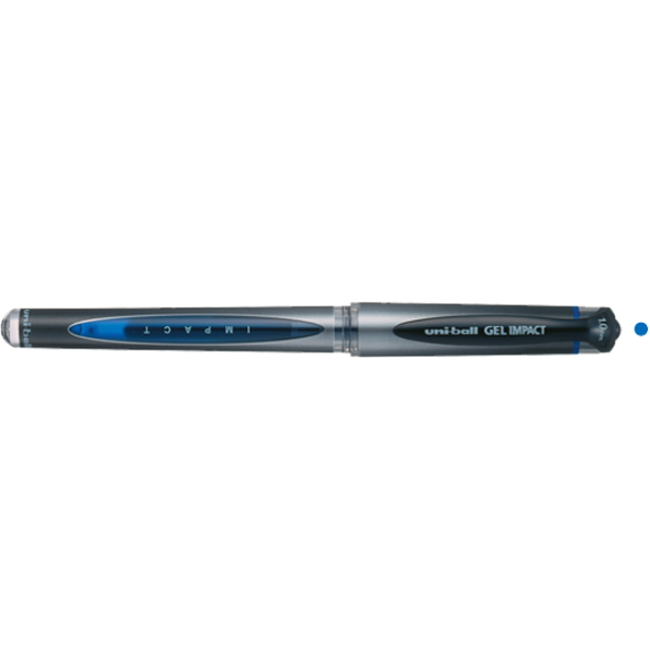 Uni-Ball Roller Kalem ( 12 adet )  Signo Broad Jel Bilye Uç İmza Kalemi 1.0 MM Mavi UM-153S