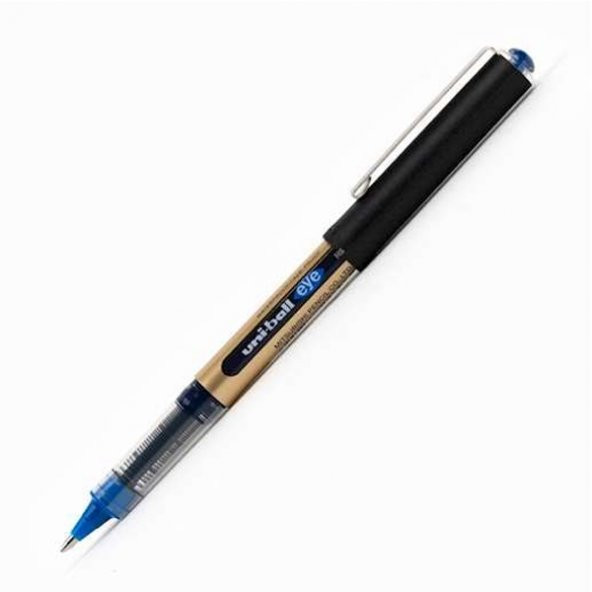Uni-Ball Roller Kalem(12 adet) 10 Eye Broad Jel Bilye Uç İmza Kalemi 1.0 MM Mavi UB-150