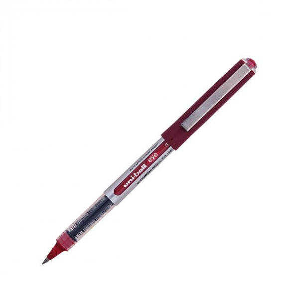 Uni-Ball Roller Kalem (12 adet) 10 Eye Broad Jel Bilye Uç İmza Kalemi 1.0 MM Kırmızı UB-150