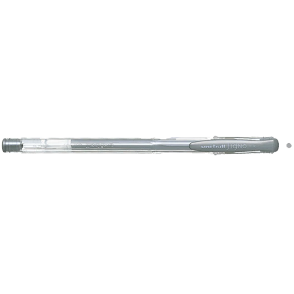 Uni-Ball Roller Kalem  ( 12 adet )Signo Fine Jel Bilye Uç 0.8 MM Gümüş UM-100