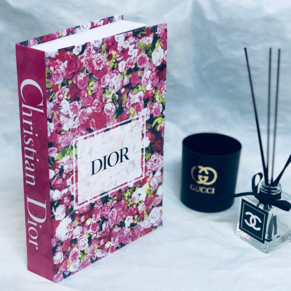 DIOR MULTI FLOWER OPENABLE DECORATIVE BOOK BOX