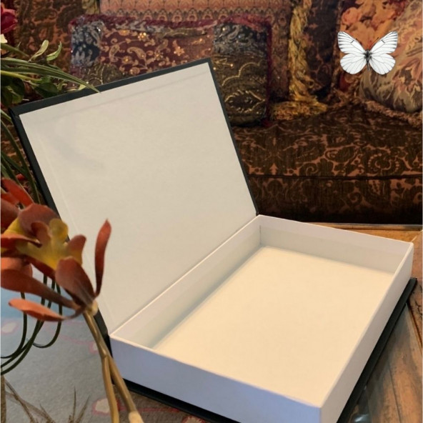 Chanel, Rose - Cream, Openable Decorative Book Box, Fashion Fake Books, Home Decor - 3