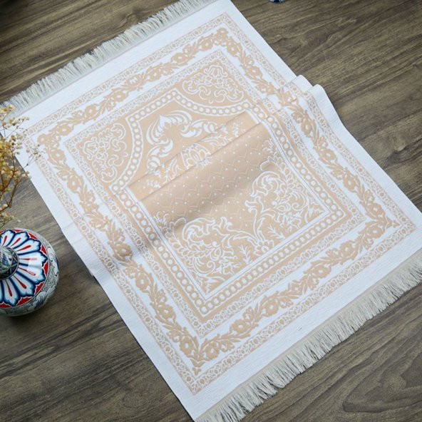 Hediyelik Pamuklu Seccade Turuncu 68x110 cm - 330 gr - 3