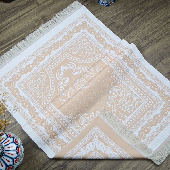Hediyelik Pamuklu Seccade Turuncu 68x110 cm - 330 gr - 5