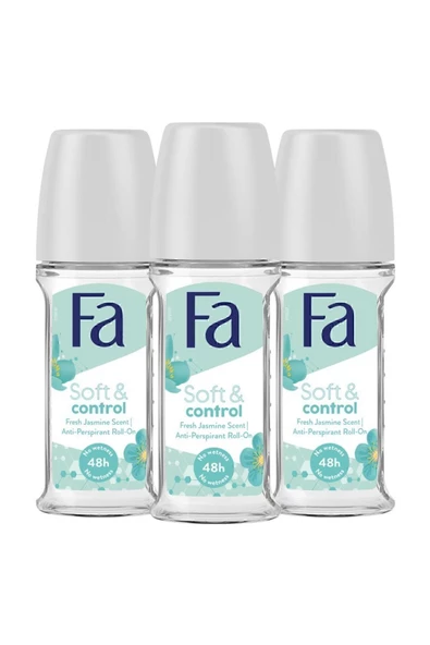 Fa Soft&control Roll-on X 3 Adet