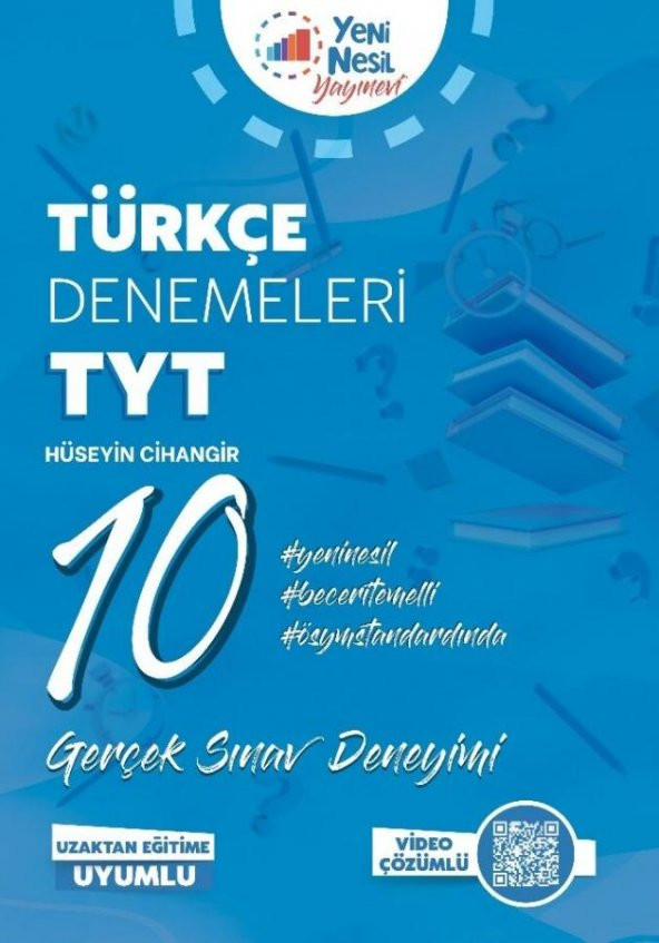 Yeninesil Yks Tyt Türkçe 10 Deneme Sınavı Video Çözümlü