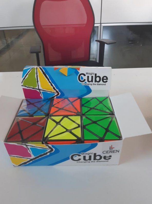 Ctoy Geometrik Şekilli Rubik Küp (6 adet)