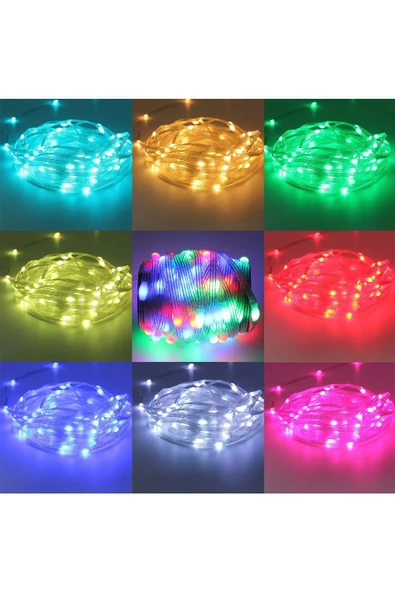 Pazariz Animasyonlu Suya Dayanıklı Şerit Led 10 mt Usb Girişli Telefon Kontrollü Rgb Sese Duyarlı - Resim 2