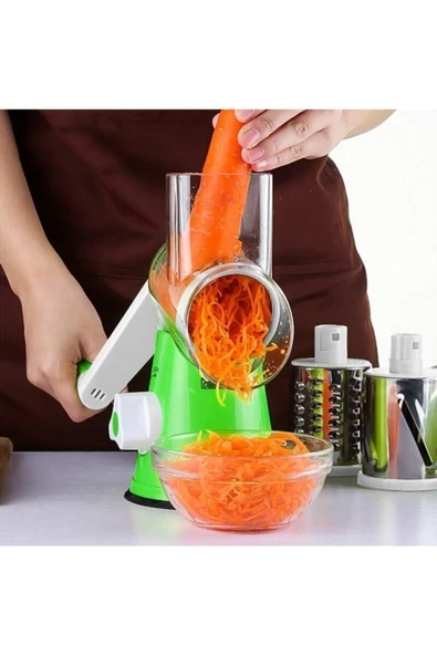 Pazariz Çevirme Kollu Sebze Doğrayıcı Rende Vegetable Slicer Sebze Dilimleyici