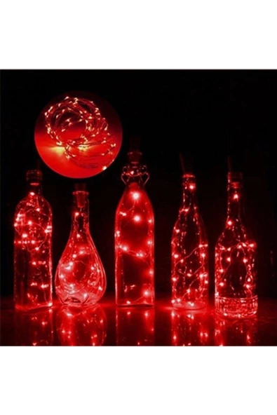 Pazariz 5 Metre Peri Led Çok Amaçlı Yılbaşı Parti Dekoratif Aydınlatma - Kırmızı ürün görseli 1