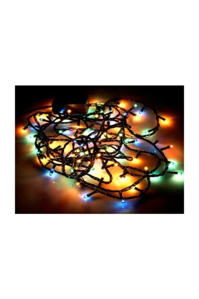 Pazariz 100 Ledli Kırmızı Yılbaşı Ağacı Işığı Led Ampül - Resim 3