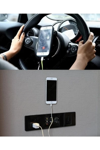 Pazariz Nano Kaydırmaz Güçlü Yapışkanlı Telefon Tutucu 2li