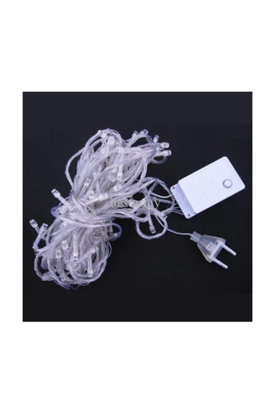 Pazariz 100 Ledli Beyaz Yılbaşı Ağacı Işığı Led Ampül - Resim 2