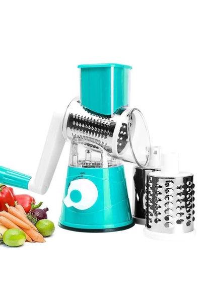 Pazariz Çevirme Kollu Sebze Doğrayıcı Rende Vegetable Slicer Sebze Dilimleyici