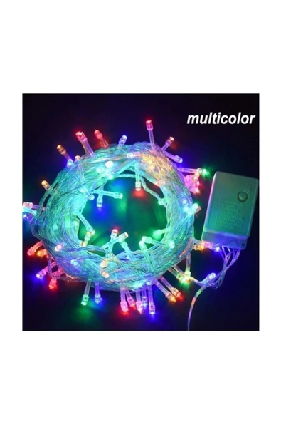 Pazariz Dekoratif 100 Led Animasyonlu Süs Işık Prizli Karışık Renk 10 Mt. - Resim 2