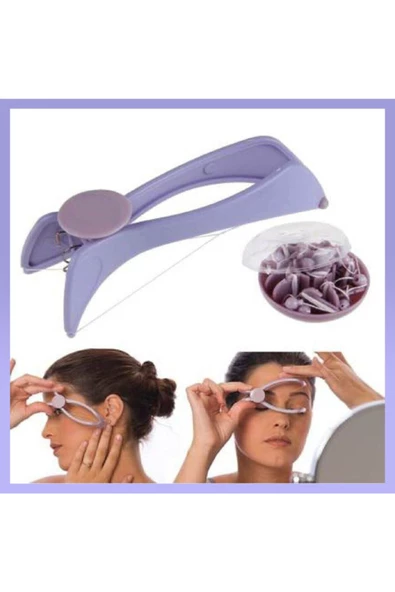 Pazariz Epilasyon Aleti Ipli ( iple Yanak, Yüz, Kaş, Bıyık, Tüy Alma & Kıl Alıcı Aparat)