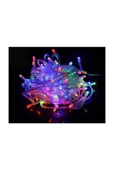 Pazariz 10 Metre 100 Led Çok Renkli Dekor Lambası