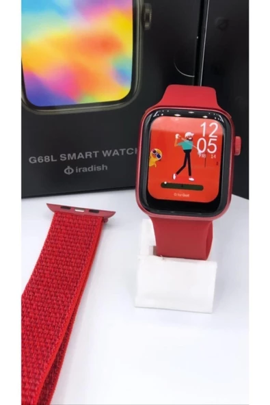 Pazariz G68l Uyumlu  Smart Watch 6s Akıllı Saat Konuşma Özellikli Türkçe Menü Yan Tuşlar Aktif Uygulama