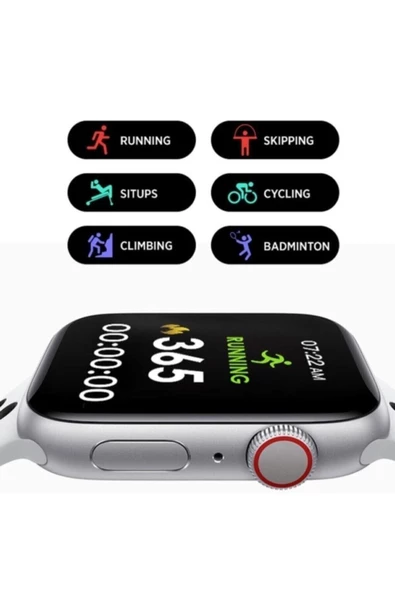 Pazariz Led Smart T500 Uyumlu   Akıllı Saat / Dokunmatik / Tam Uyumlu - Resim 2