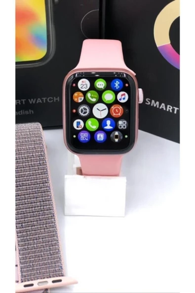 Pazariz G68l Smart Watch 6s Uyumlu Akıllı Saat Konuşma Özellikli Türkçe Menü Yan Tuşlar Aktif Uygulama - Resim 2