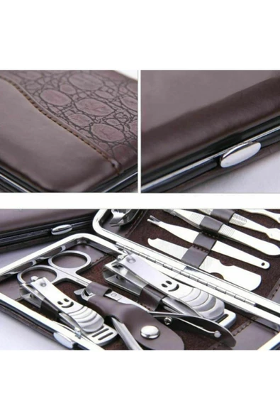 Pazariz El Ayak Tırnak Makası Seti 12 Parça Manikür Seti Pedikür Seti - 2