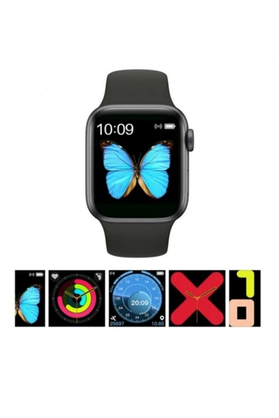 Pazariz Smart Watch 5 Akıllı Saat Ve Pro 4 Kablosuz Bluetooth Kulaklık Mikrofonlu - Resim 3