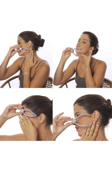 Pazariz Pazarız Ipli Kaş Bıyık Yüz Tüy Alma Aleti Pratik Kolay Tüy Alma Aparatı