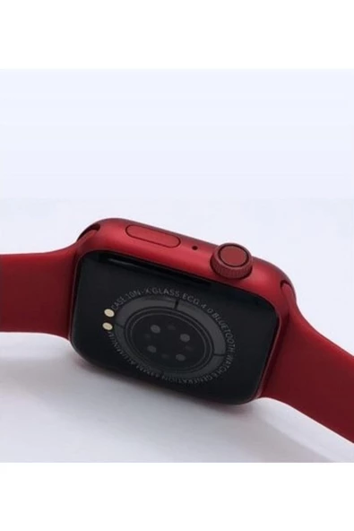 Pazariz G68l Smart Watch 6s Akıllı Saat Konuşma Özellikli Türkçe Menü Yan Tuşlar Aktif Kırmızı - 3