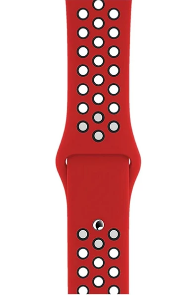 Pazariz Apple Watch Uyumlu Delikli 42-44-45 Mm Bileklik Spor Band Delikli Kordon T500 Dt T700s ürün görseli 1