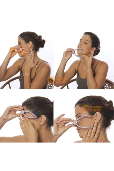 Pazariz Slique Iple Yüz Tüy Alma Aleti Kaş Kıl Alıcı Epilasyon Epilatör - 2