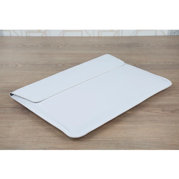 Deri El Çantası Laptop Çantası Bilgisayar Kılıfı Macbook Çantası 13 inç Notebook Kılıfı Su Geçirmez - 4