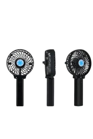 Pazariz Katlanabilir El Fanları Pil Işletilen Şarj Edilebilir El Mini Fan - Resim 2