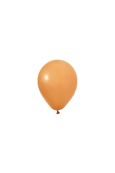 Pazariz 12 Inç Standart Boy Pastel Balon Karamel 100 Adet