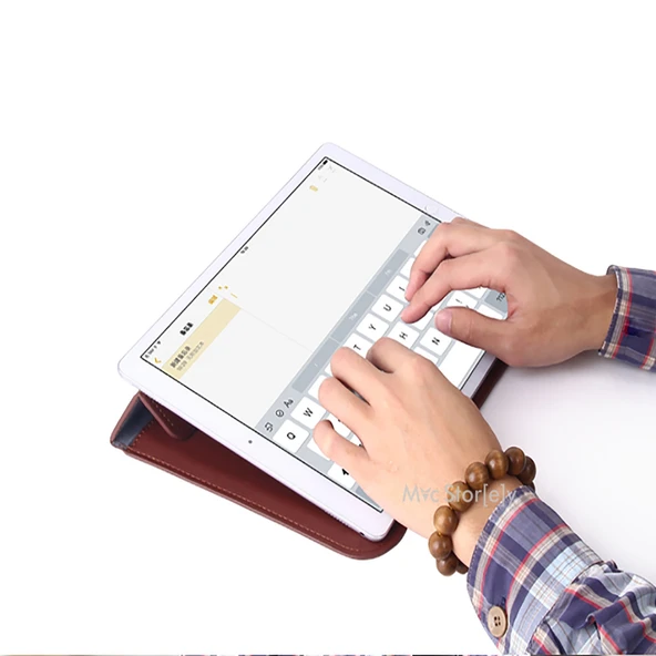 Deri El Çantası Laptop Çantası Bilgisayar Kılıfı Macbook Çantası 13 inç Notebook Kılıfı Su Geçirmez - 6