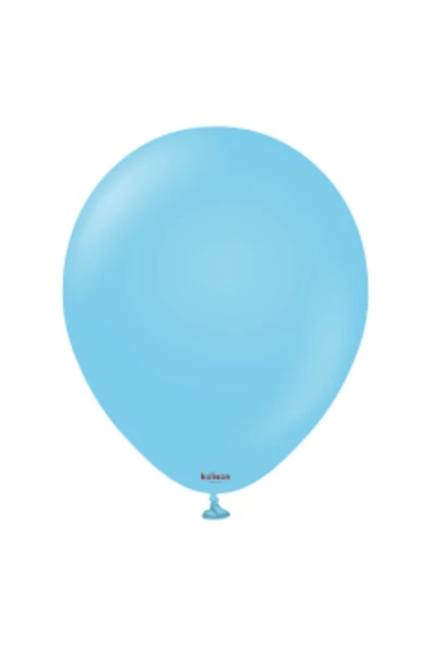 Pazariz 12'' Standart Balon Açık Mavi 100’lü ürün görseli