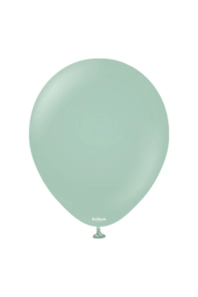 Pazariz 12'' Retro Balon Kış Yeşili 100’lü