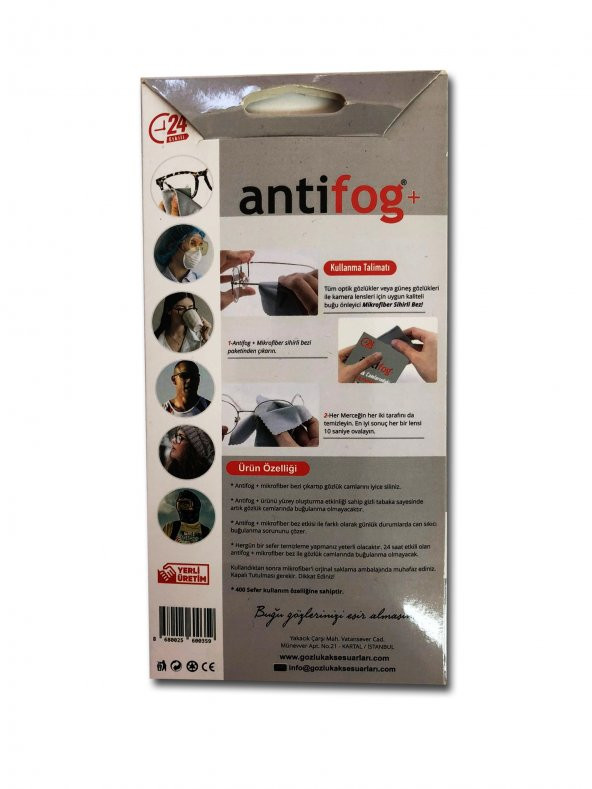 Antifog Gözlük Camı Buğu Önleyici Sihirli Mikrofiber Bez OO1 - Resim 3