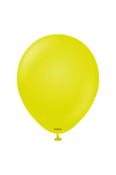 Pazariz 12'' Standart Balon Limon Yeşili 100’lü ürün görseli