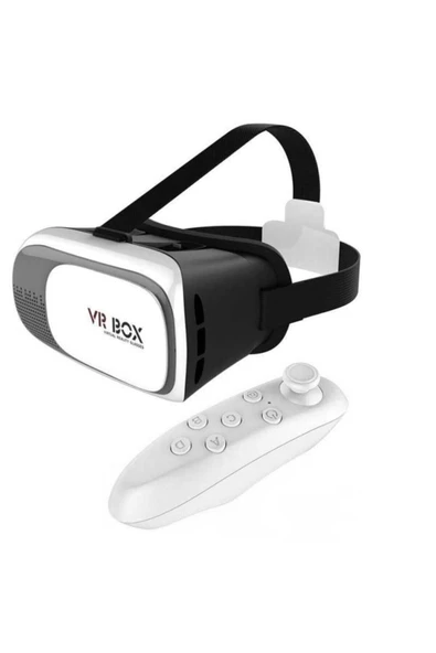 Pazariz Vr 3d Sanal Gerçeklik Gözlüğü Kumandalı Ergonomik Vr-01 Siyah - 2