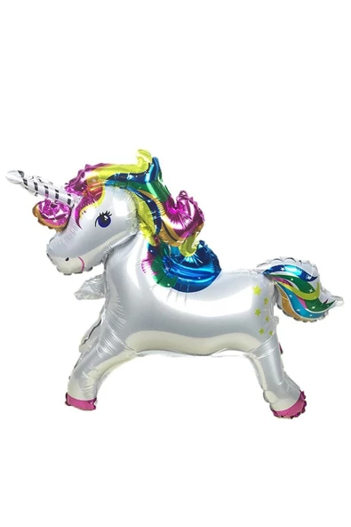 Pazariz Unicorn Mini Ayakta Folyo Balon 60x67 Cm