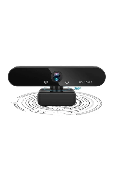 Pazariz Web Kamera 1080p Full Hd Usb Bağlantılı Mikrofonlu Webcam - 2