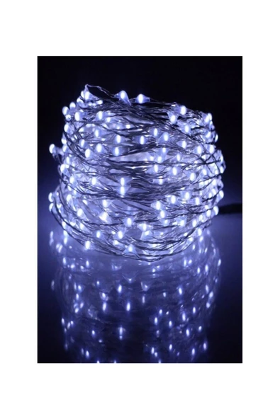 Pazariz 3mt Peri Rgb 30 Led Pilli Noel Parti Yılbaşı Ağaç Dekoratif Aydınlatma Lambası Animasyonlu Süsleme ürün görseli 1