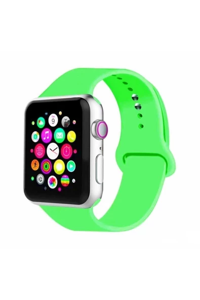 Pazariz Apple Watch Uyumlu Kayış Seri 7 - 6 - Se - 5 - 4 - 3 - 2 - 1 - 42mm 44mm 45mm - Pembe ürün görseli 1