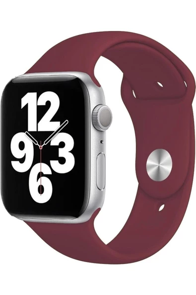 Pazariz Apple Watch Uyumlu8 7 6 5 4 3 Se 38mm-40mm-41mm M/l Spor Silikon Kordon ürün görseli 1