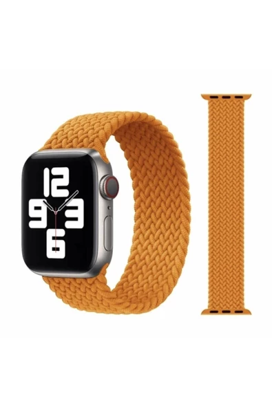 Pazariz Apple Watch Uyumlu Uyumlu 42 / 44mm Örgülü Esnek Kordon ürün görseli
