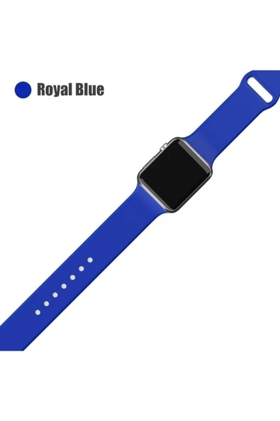 Pazariz Apple Watch Uyumlu2 3 4 5 6 7 8 38mm 40mm 41mm Silikon Kordon