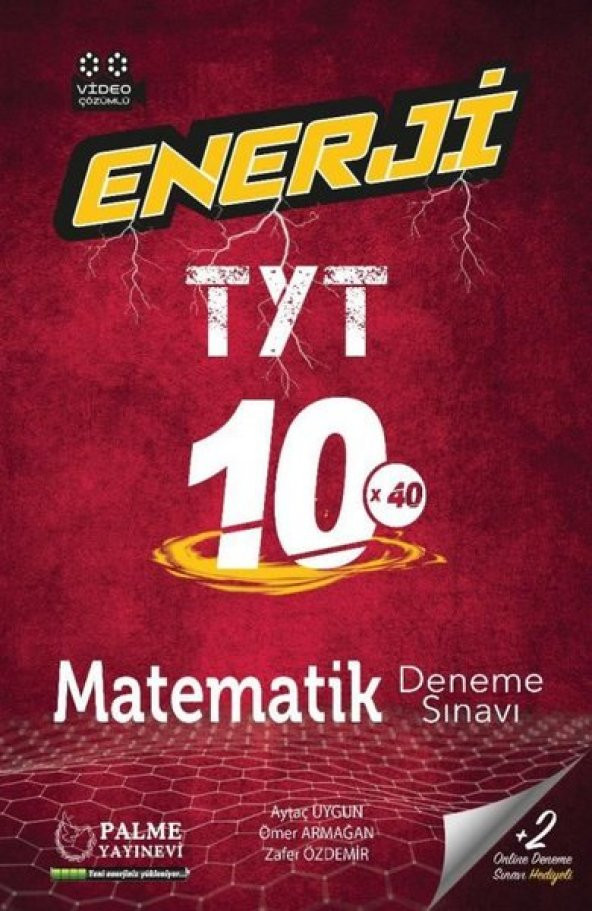 Palme Yks Tyt Enerji Matematik 10 Deneme Sınavı Video Çözümlü